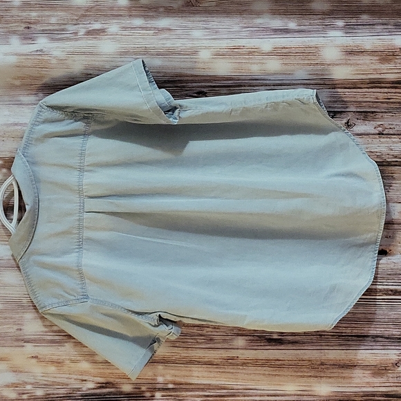 Chico's Men's Short-Sleeve Botton Down Shirt Size 2 - Picture 5 of 6